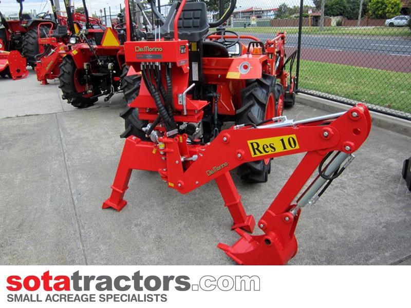 kubota l2202dt tractor + 4 in 1 loader + backhoe 644625 016