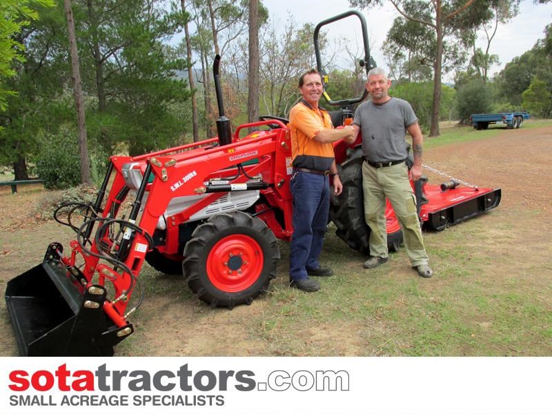 kubota l2402dt tractor + 4 in 1 loader + backhoe 646095 019