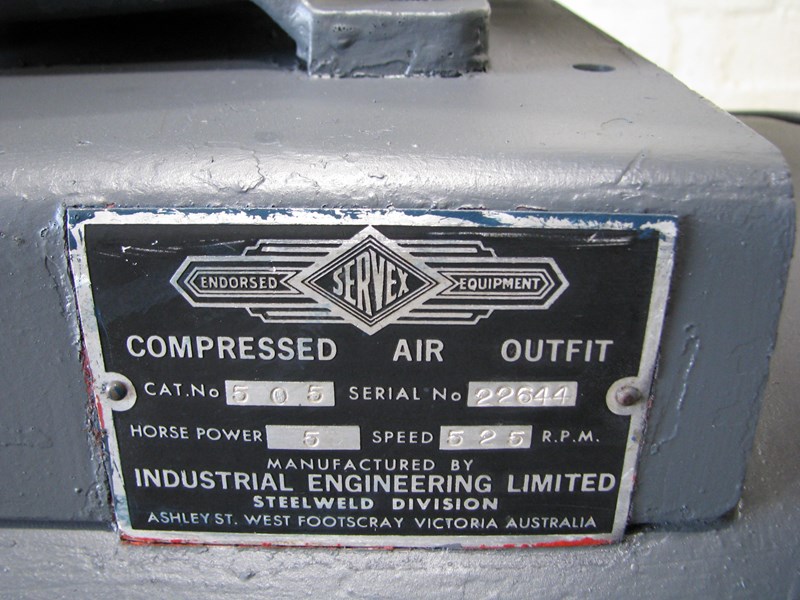 servex 180l 5hp air compressor 478619 007