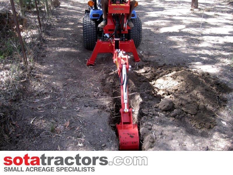 apollo 30hp tractor + 4 in 1 loader + backhoe 824280 015