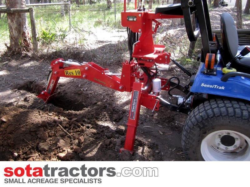 apollo 30hp tractor + 4 in 1 loader + backhoe 824280 016