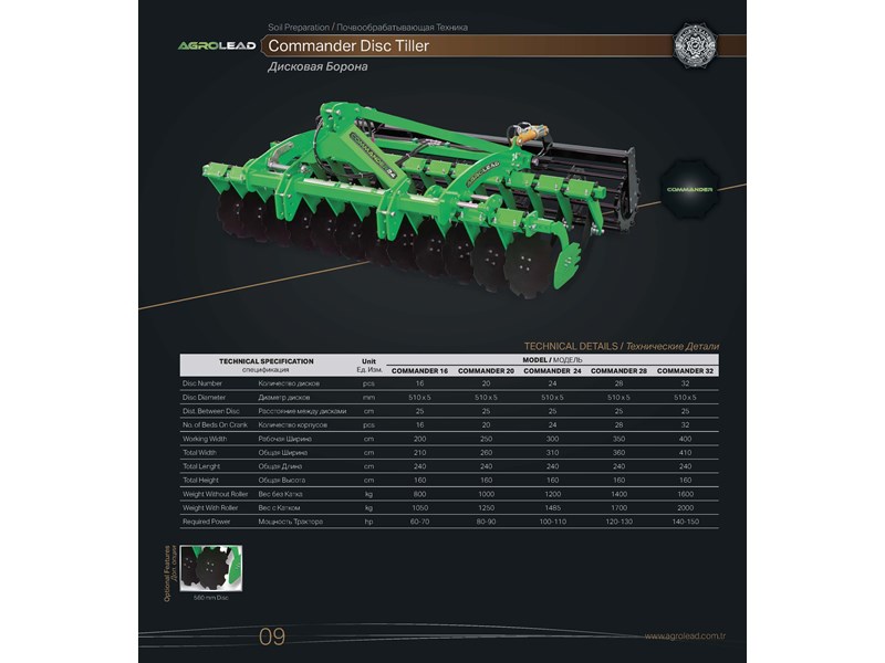 agrolead commander 28 857153 007