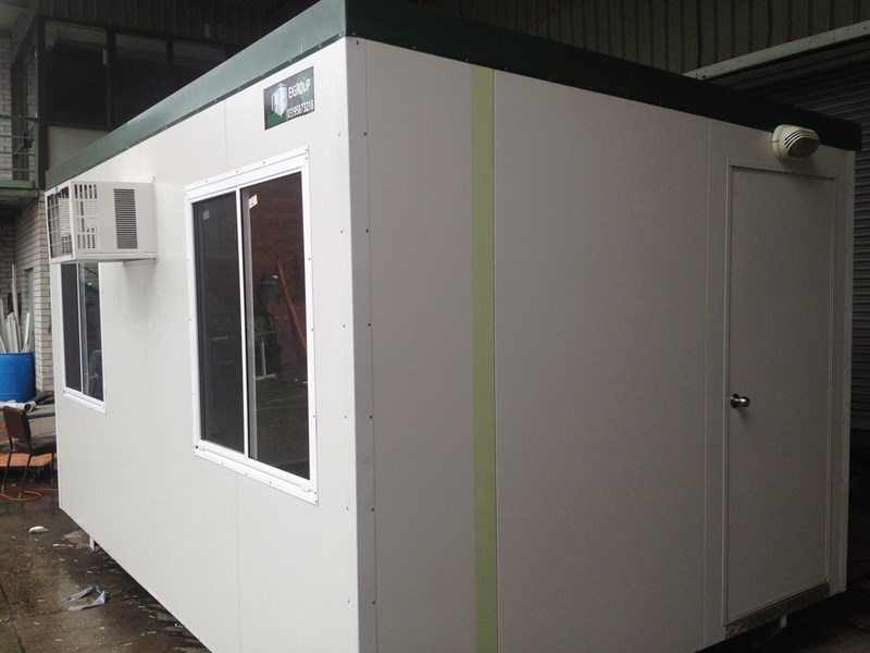 e i group portables 4.8m x 3m portable building with vanity 132240 003