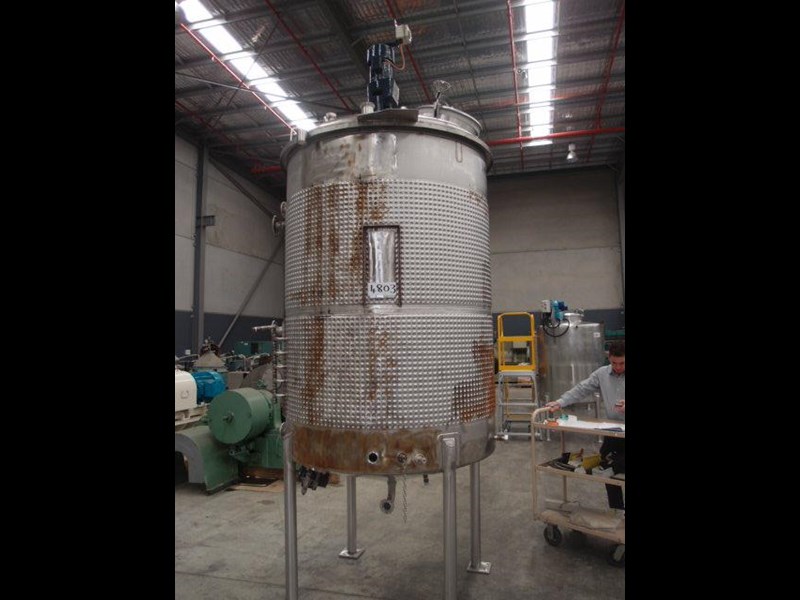 stainless steel mixing tank 3,000lt 164492 001