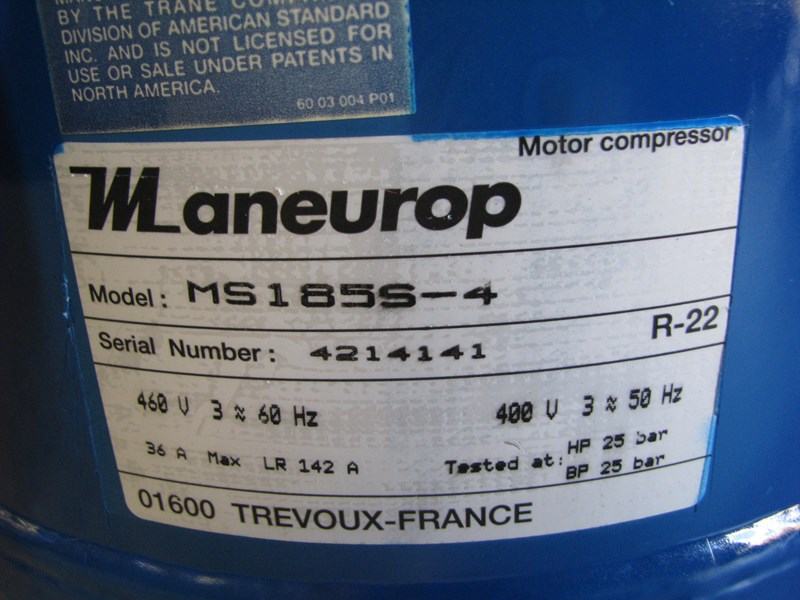 maneurop ms185s-4 motor compressor 309469 005