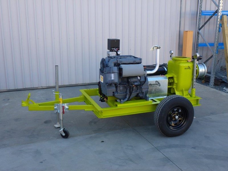 remko rs200 8" irrigation pump -trailer mounted 408301 007