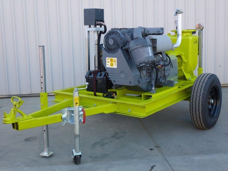 remko rs200 8" irrigation pump -trailer mounted 408301 013