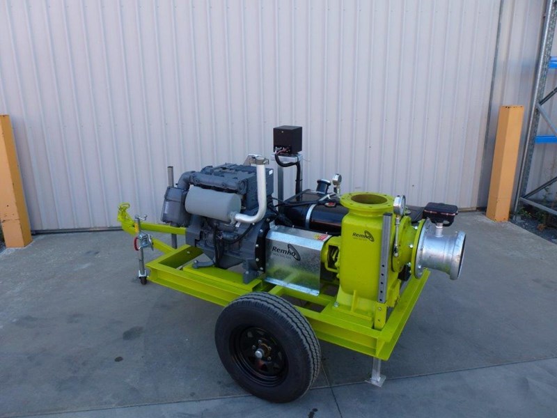 remko rs200 8" irrigation pump -trailer mounted 408301 021