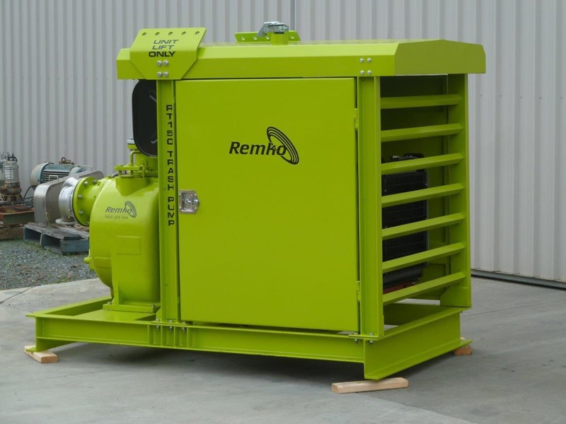 remko 6" canopy enclosed self priming trash pump package 408313 013