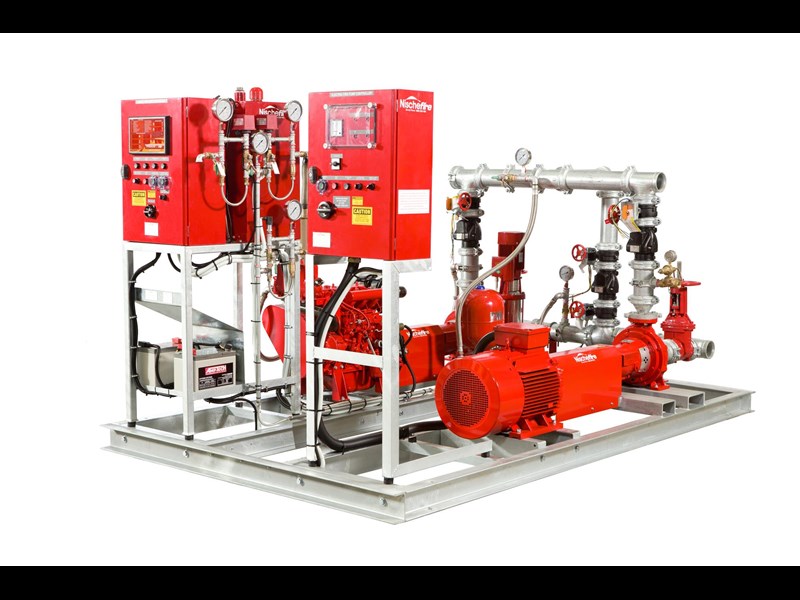 nische fire nische fire dual diesel hydrant/sprinkler fire pump package 408330 001