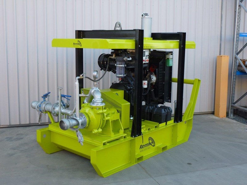 remko heavy duty diesel driven sand/sludge/slurry pump package 408395 007
