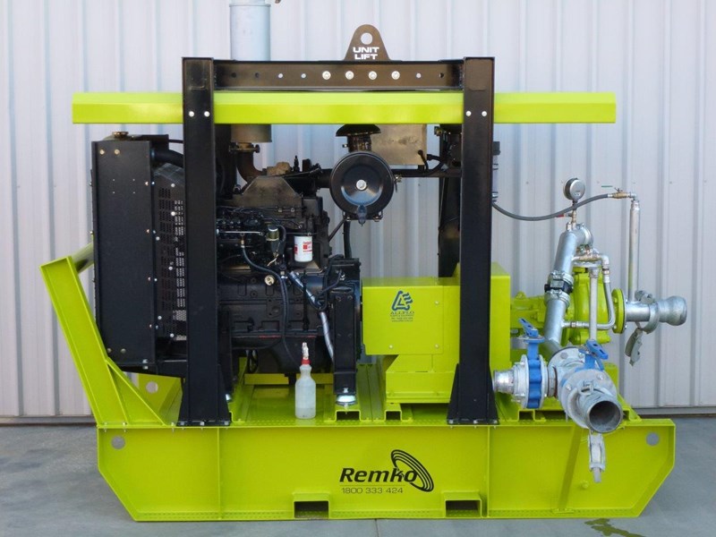 remko heavy duty diesel driven sand/sludge/slurry pump package 408395 049