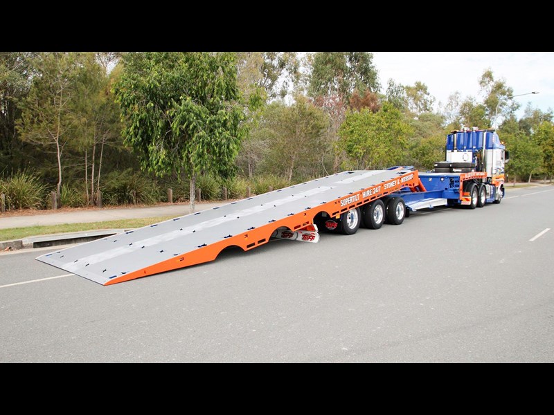 tuff trailers 3x4 or 4x4 drop deck / fixed width or deck widening / tilt 'n' slide - super tilt 398286 015