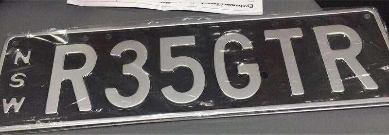 number plates r35 gtr 434476 001