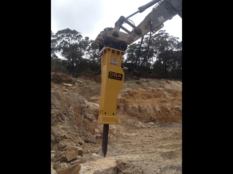 boss attachments new osa hm series hydraulic hammer 3-110 tonne 447084 007