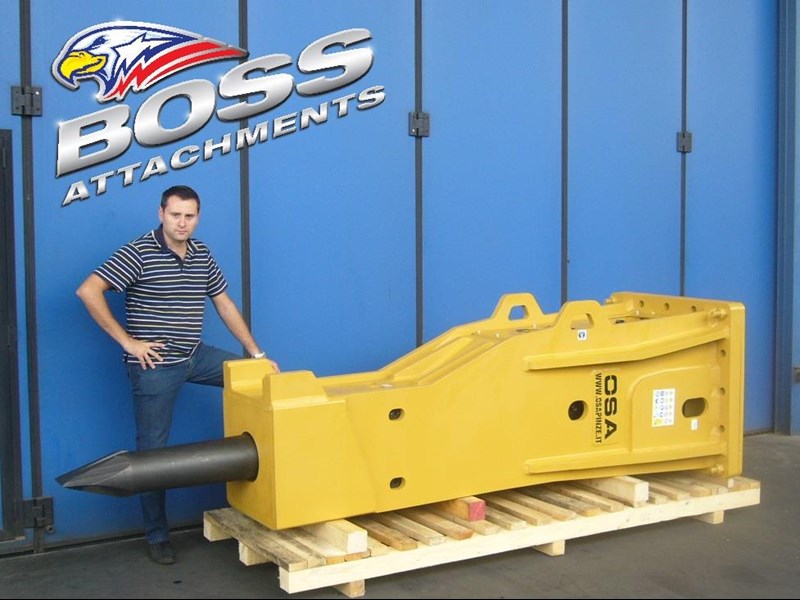 boss attachments new osa hm series hydraulic hammer 3-110 tonne 447084 011