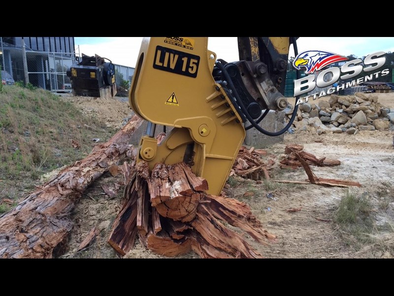 boss attachments o.s.a liv series hydraulic tree shears 449584 005