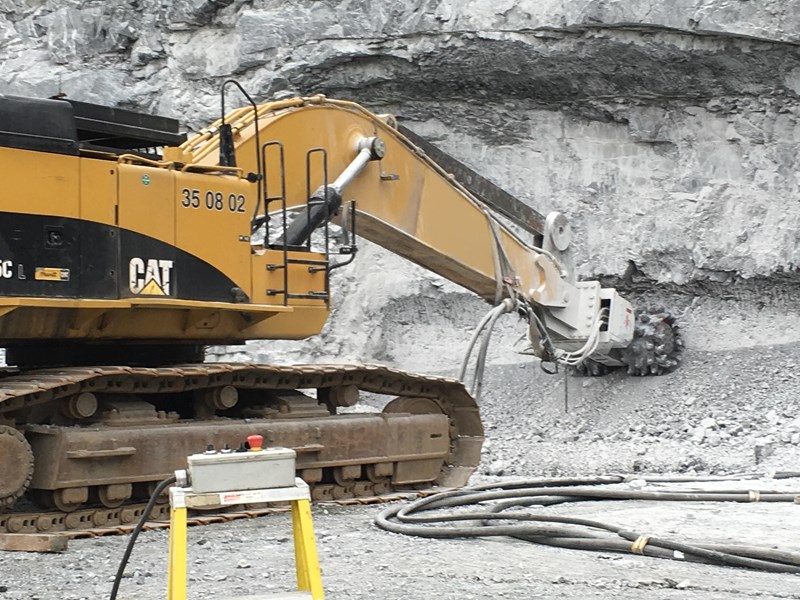 antraquip aq-3 12-20t excavator rock grinder 464128 001