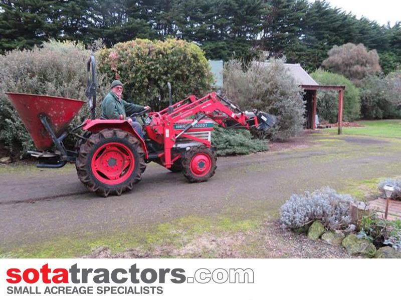 kubota l2402dt tractor with 4 in 1 fel 28hp 440071 041