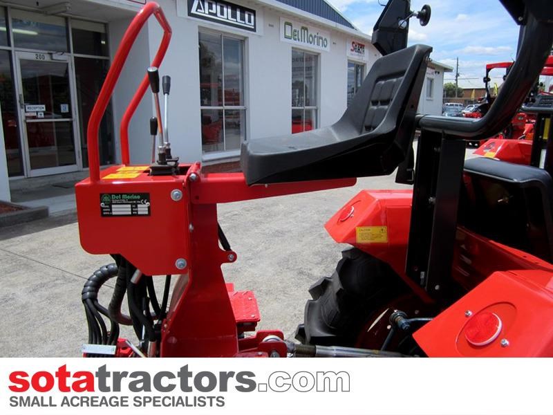 kubota l2402dt tractor + 4 in 1 loader + backhoe 646095 045