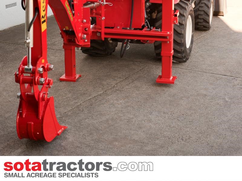 kubota l2402dt tractor + 4 in 1 loader + backhoe 646095 059