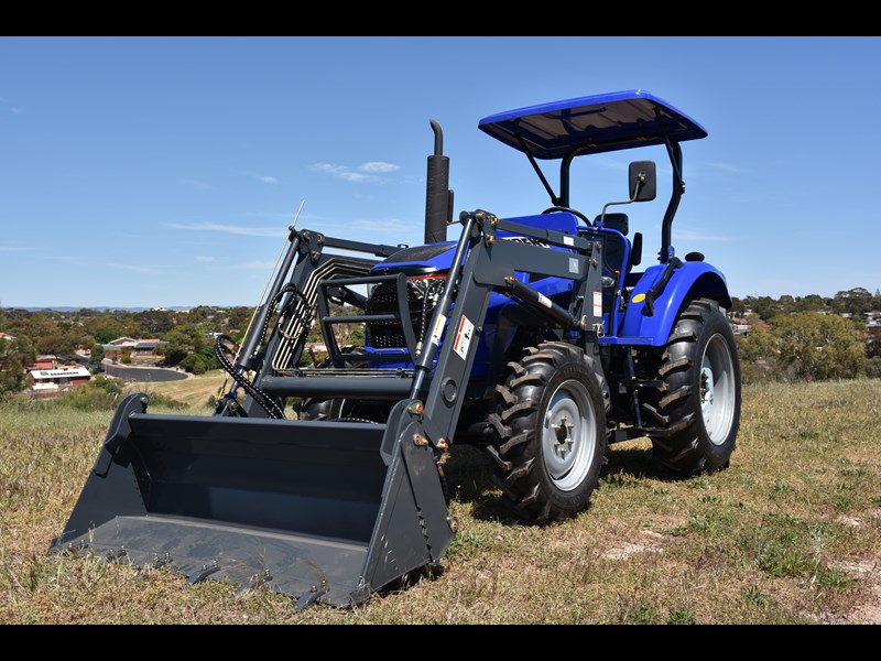 trident 55hp tractor 4wd with fel 4in1 bucket 520326 025