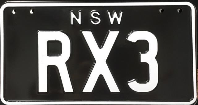 number plates rx3 782167 001