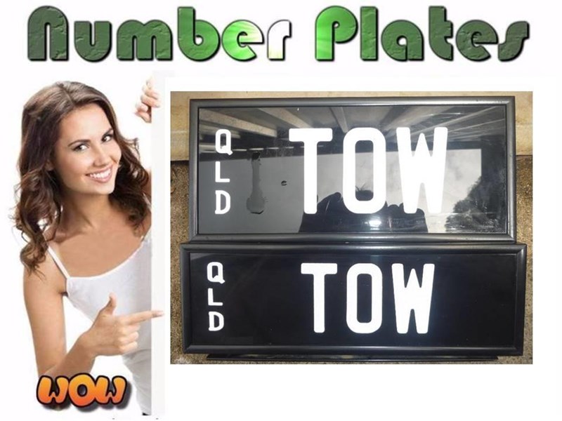 number plates tow 819628 003