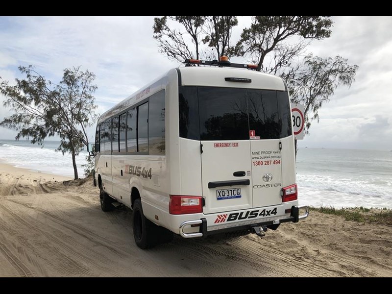 toyota 4x4 conversion of coaster bus (tour spec) 650948 051