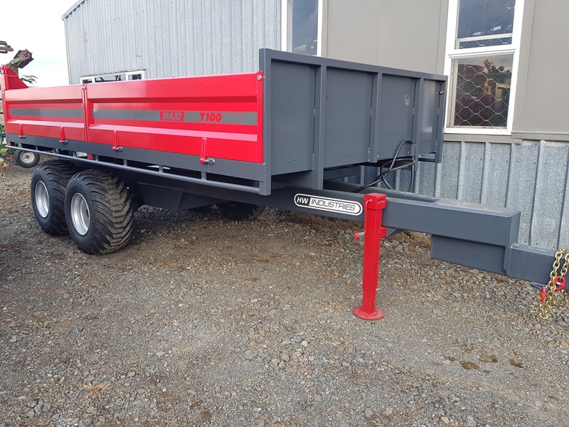 hw maxi 10 tonne hydraulic tip trailer 852371 001