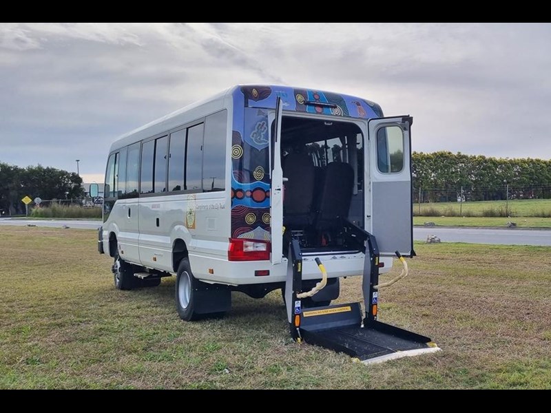 toyota 4x4 conversion of coaster bus (wheelchair) 853534 039