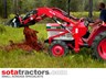 kubota l2202dt tractor + 4 in 1 loader + backhoe 644625 010