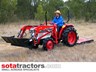 kubota l2402dt tractor + 4 in 1 loader + backhoe 646095 018
