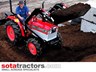 kubota l2402dt tractor + 4 in 1 loader + backhoe 646095 016