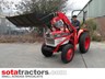 kubota l2402dt tractor + 4 in 1 loader + backhoe 646095 032