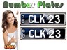 number plates clk23 819643 002