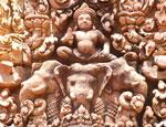 Stone carving in Cambodia