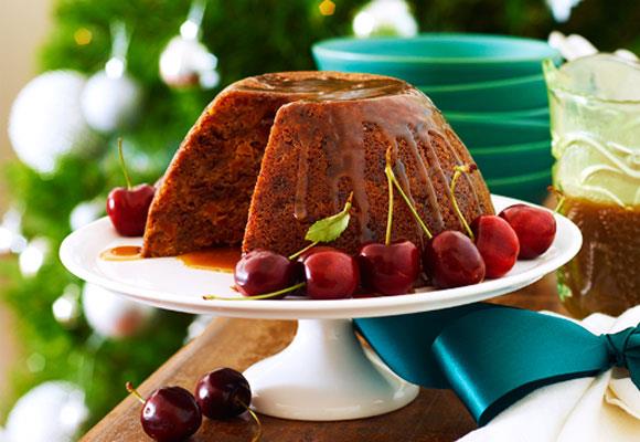 **Last-minute Christmas pudding with caramel brandy sauce**
<br><br>
That feeling when you realise you haven't made a Christmas cake and then discover our fabulous last-minute recipe.
<br><br>
[**Read the full recipe here**](https://www.womensweeklyfood.com.au/recipes/last-minute-christmas-cake-6811|target="_blank")