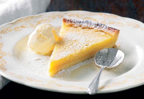**Lemon lime tart**
<br><br>
This fresh and zesty pie makes for the best dessert. And while the filling is creamy and delicious, we're also a big fan of the crumbly pie base that adds a warm contrast of flavour and texture.
<br><br>
[**Read the full recipe here**](https://www.womensweeklyfood.com.au/recipes/lemon-lime-tart-20055|target="_blank")