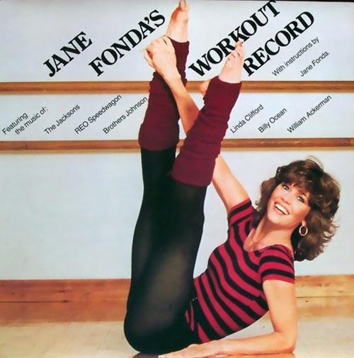 The famous Jane Fonda workout kickstarted the 1980s aerobics craze.