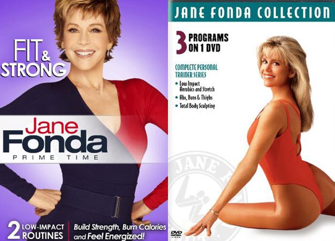 Fonda's DVD covers look look very different from her earlier releasees.
