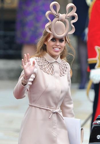 Beatrice's infamous royal wedding hat.