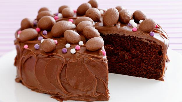 **[Chocolate Easter egg cake](https://www.womensweeklyfood.com.au/recipes/chocolate-easter-cake-10108|target="_blank")**

This classic chocolate cake from The Australian Women's Weekly is topped with creamy Easter eggs to create a festive dessert perfect for celebrating with loved ones.