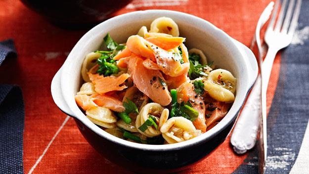 **[Orecchiette with smoked trout and broccolini](https://www.womensweeklyfood.com.au/recipes/orecchiette-with-smoked-trout-and-broccolini-14347|target="_blank")**

This is one of my all-time favourite pastas. I know it looks like a lot of anchovies, but trust me and cook them down slowly. This could well become your favourite pasta, too.