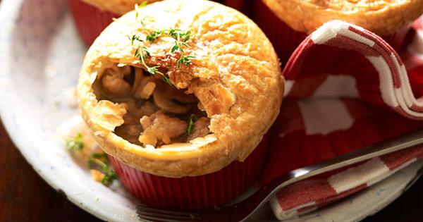 Individual chicken and mushroom pies | Australian Women's Weekly Food