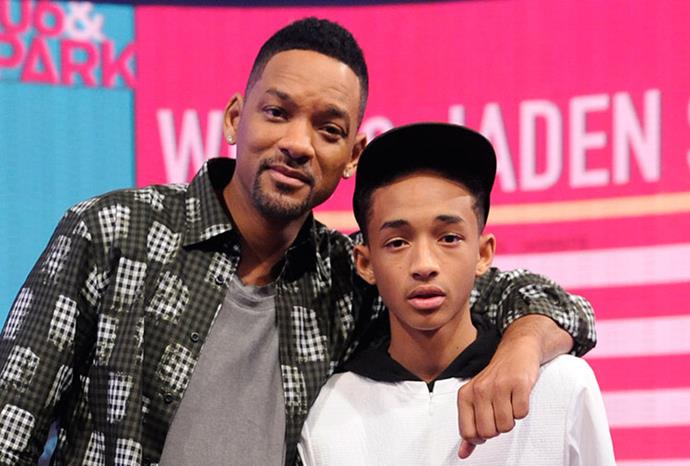 Will Smith and his son Jaden.