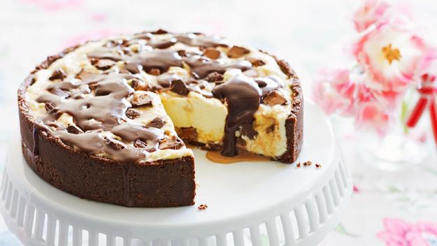 **[Mars bar cheesecake](https://www.womensweeklyfood.com.au/recipes/mars-bar-cheesecake-15855|target="_blank")**

Sticky caramel Mars Bars find their perfect companion in a rich a creamy cheesecake that'll send your tastebuds into a tizzy.