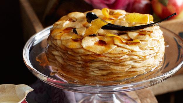**[Apple "cake" with vanilla syrup](https://www.womensweeklyfood.com.au/recipes/apple-cake-with-vanilla-syrup-18537|target="_blank")**
