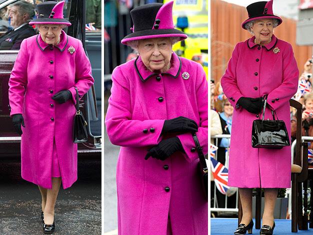 The Queen in May 2012, earlier this month, and June 2012.