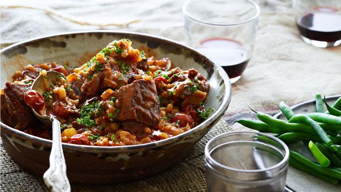 **[Slow-cooked beef with barley](https://www.womensweeklyfood.com.au/recipes/slow-cooked-beef-with-barley-23948|target="_blank")**